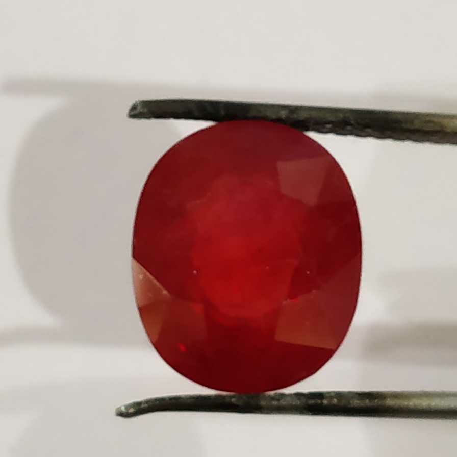 13.20ct oval red ruby-manek
