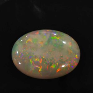 24.25ct oval multicolored opal
