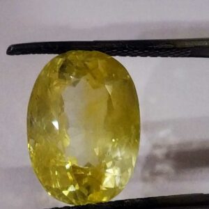 15.26ct oval yellow yellow-sapphire-pukhraj