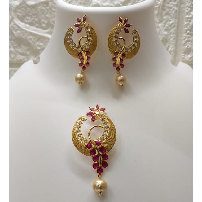 18k gold colorful designer Set