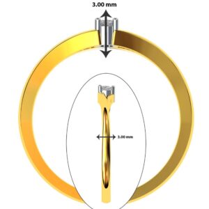 Gold ring new design for female