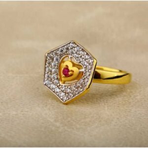 Sober CZ Ladies Ring