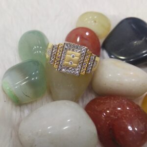 22KT Gold CZ Designer Gents Ring MC-GR2