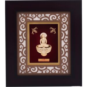22Kt Gold Mahavirji Photo Frame AJ-12