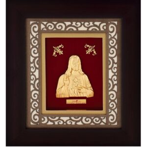 916 Gold Plated Jesus Photo Frame AJ-10