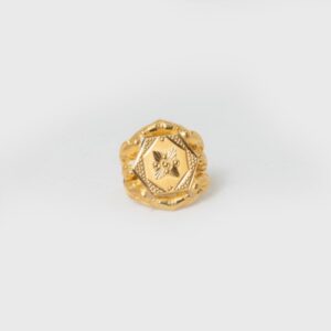 22kt gold plain engagement rings