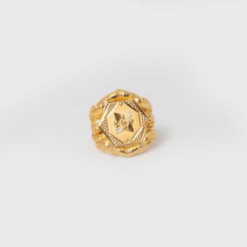 22kt gold plain engagement rings