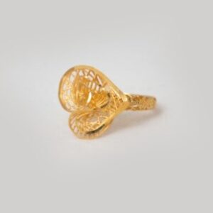 22kt gold plain unique design rings