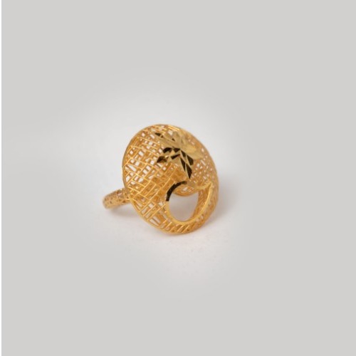 22kt gold plain modern design rings