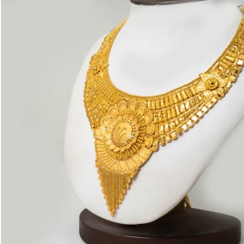 916 gold classy design necklace