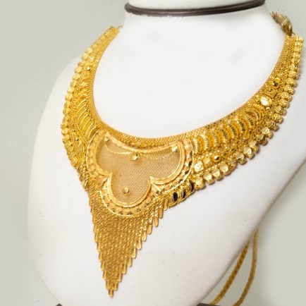 916 gold fancy design necklace - Image 4