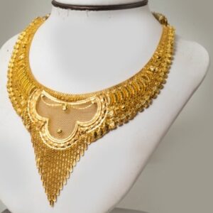916 gold fancy design necklace