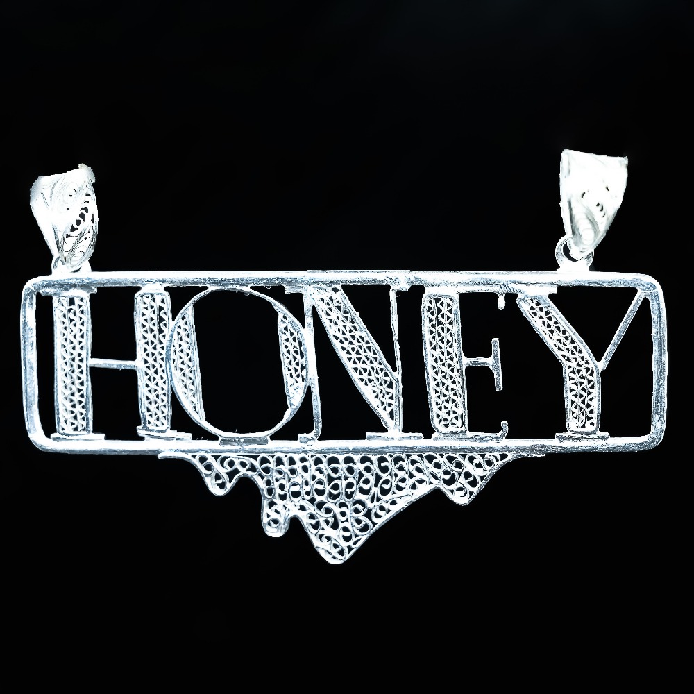 Silver dazzling design pendants