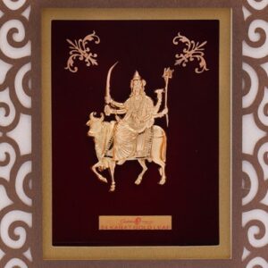 (18.5x21 cm)god umiya mata ji divine photo frame 24 k gold