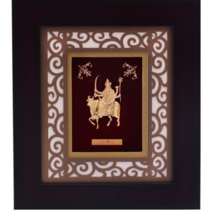 (18.5x21 cm)god umiya mata ji divine photo frame 24 k gold