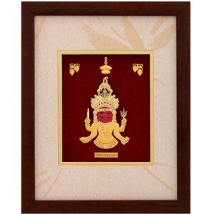 GOD NAKODA JI DIVINE PHOTO FRAME 24 K GOLD