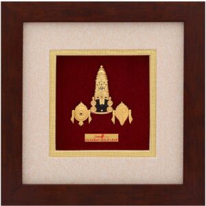 24 K GOLD GOD TIRUTI-BALAJI DIVINE PHOTO FRAME