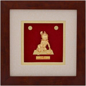 24 K GOLD GOD MAKHANCHOR DIVINE PHOTO FRAME