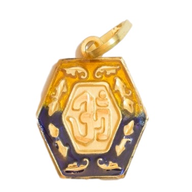 22 K GOLD OM PENDENT
