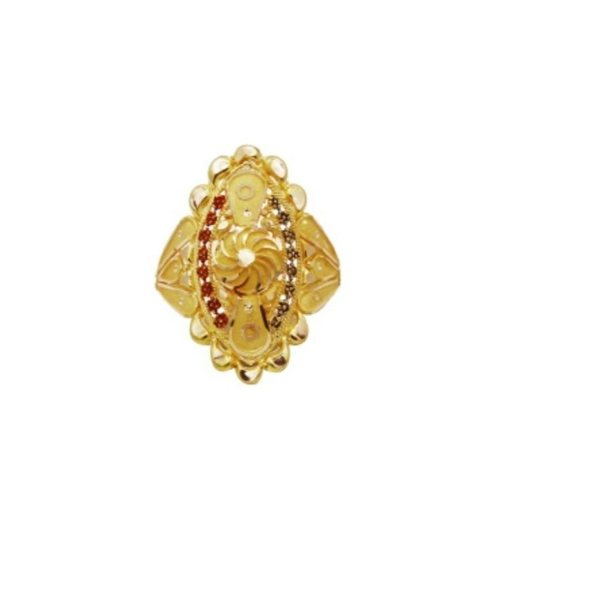 22 k light wt gold ladies ring RJ-LRG-010
