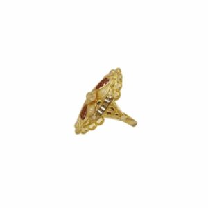 22 k light wt gold ladies ring RJ-LRG-009