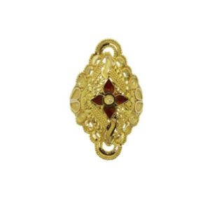 22 k light weight yellow gold ladies ring rj-lrg-007