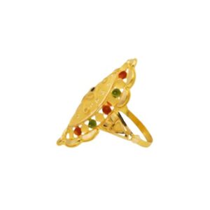 22 k light wt gold ladies ring RJ-LRG-006
