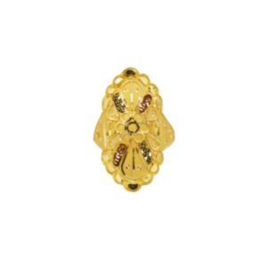 22 K light weight yellow gold ladies ring RJ-LRG-004