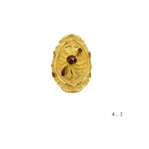 22 k 916 light wt gold ladies ring