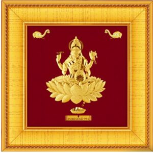 24 K GODESS LUXMI GOLD PHOTO FRAME RJ-PGA15