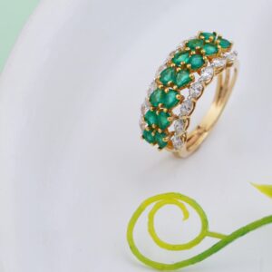 18k gold With Diamond classic ring