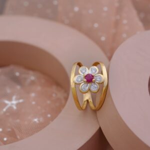18k gold daily wear ring