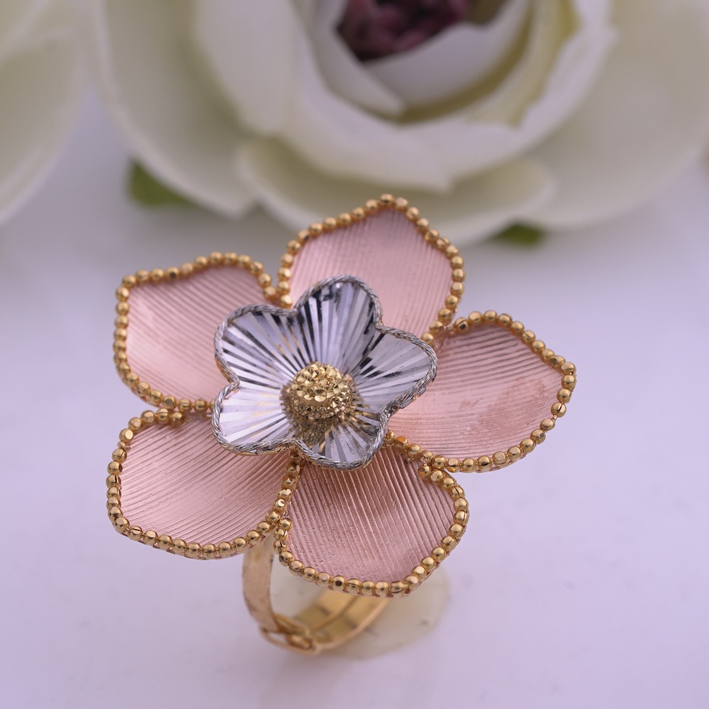 22kt italian rose gold ring
