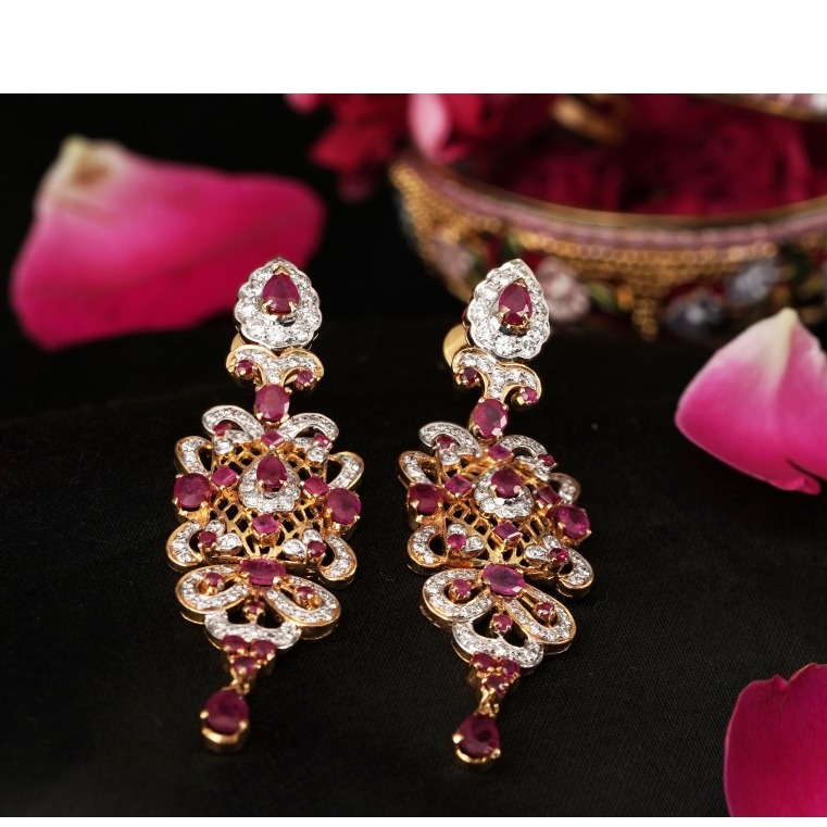 18kt ava earring