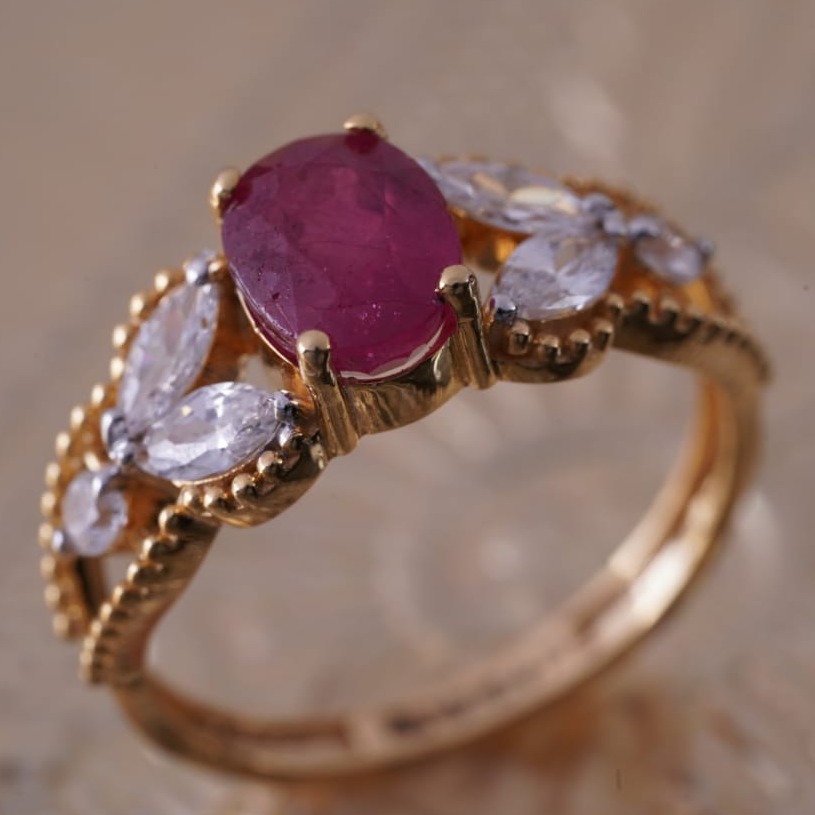 18KT bellagio ring