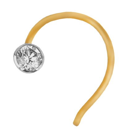 Fancy Round Shape Nosepin