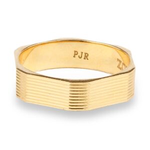 22k stylish gold ring for men