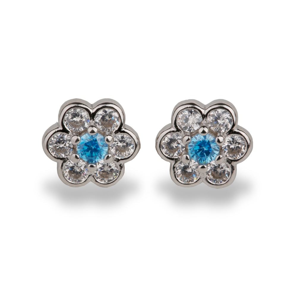 Silver earrings