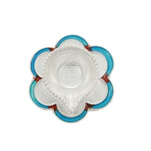 Silver Flower Base Deepak