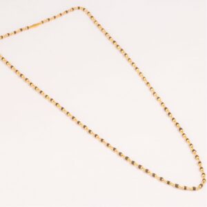 Enchanting 22kt gold tulsi mala design