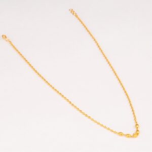 Designer 22kt gold motif mala