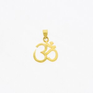 Sacred 22kt gold om pendant