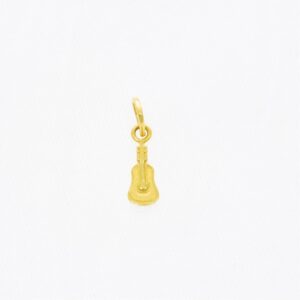 Musical 22kt Gold Guitar Pendant