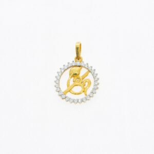 22kt Spiritual Gold Om Pendant