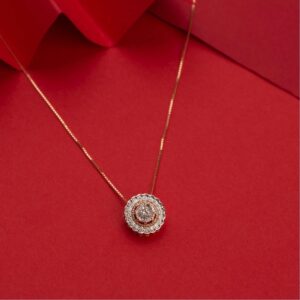 Enchanting 18kt diamond pendant