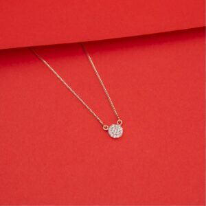 18kt diamond pendant