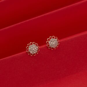 Floweret 14kt diamond tops