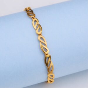 Marvellous 22kt Thin Gold Bracelet Design