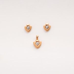 Rose Gold 18kt Pendant Set