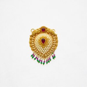 Unique 22kt Gold Temple Mangalsutra Pendant